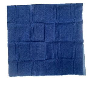 Navy  Denim Fabric 46 " wide x 86 long , new